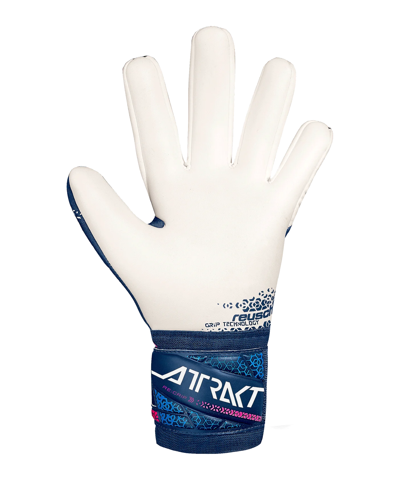 Reusch Attrakt Grip goalkeeper gloves blue F4310
