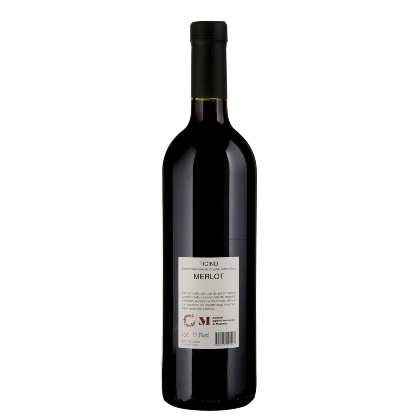 Ticino DOC Merlot Viti Mezzana -75cl