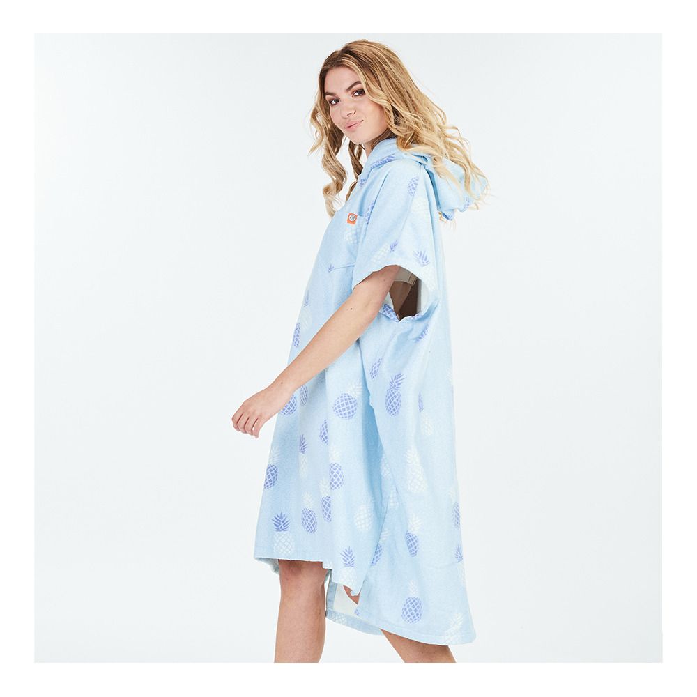 After Essentials PINEAPPLE - Poncho bleu