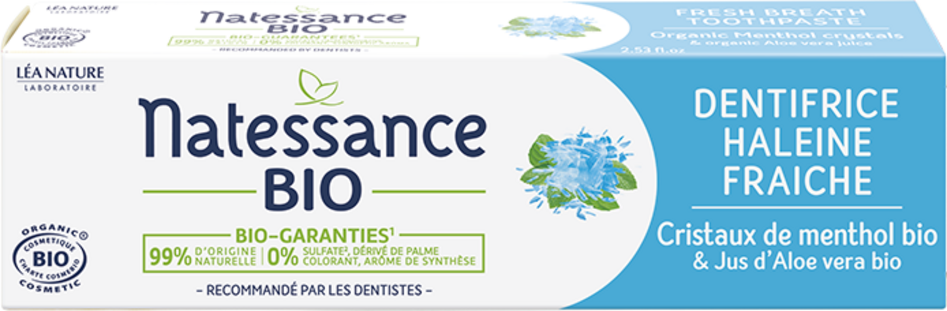 Natessance  Zahncreme Atemfrische, 75 ml