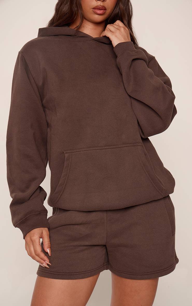 Espresso Short De Jogging En Molleton De Coton