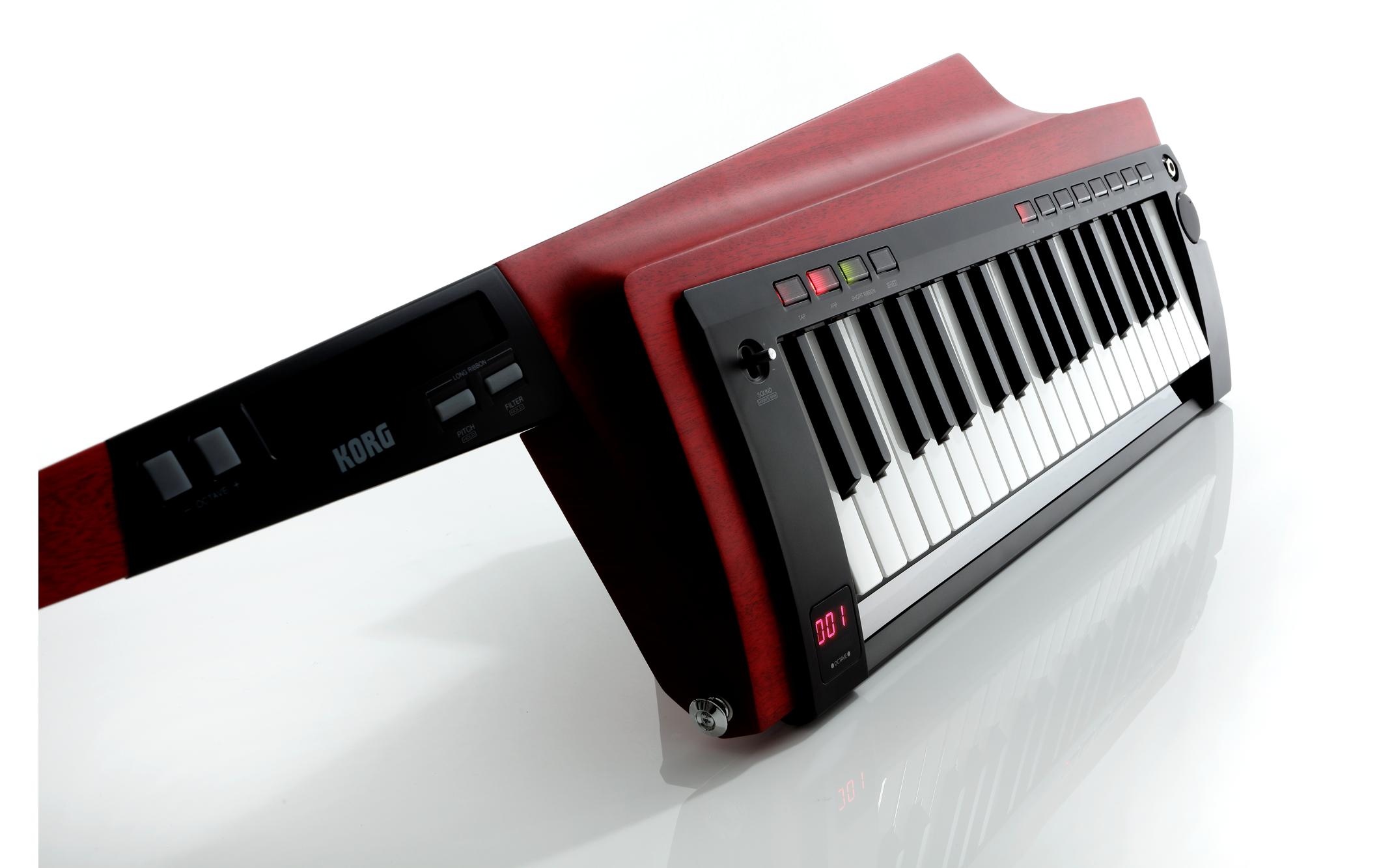 Keytar RK-100S 2 – Rot<br>Umhängekeyboard mit ergonomischem Design
