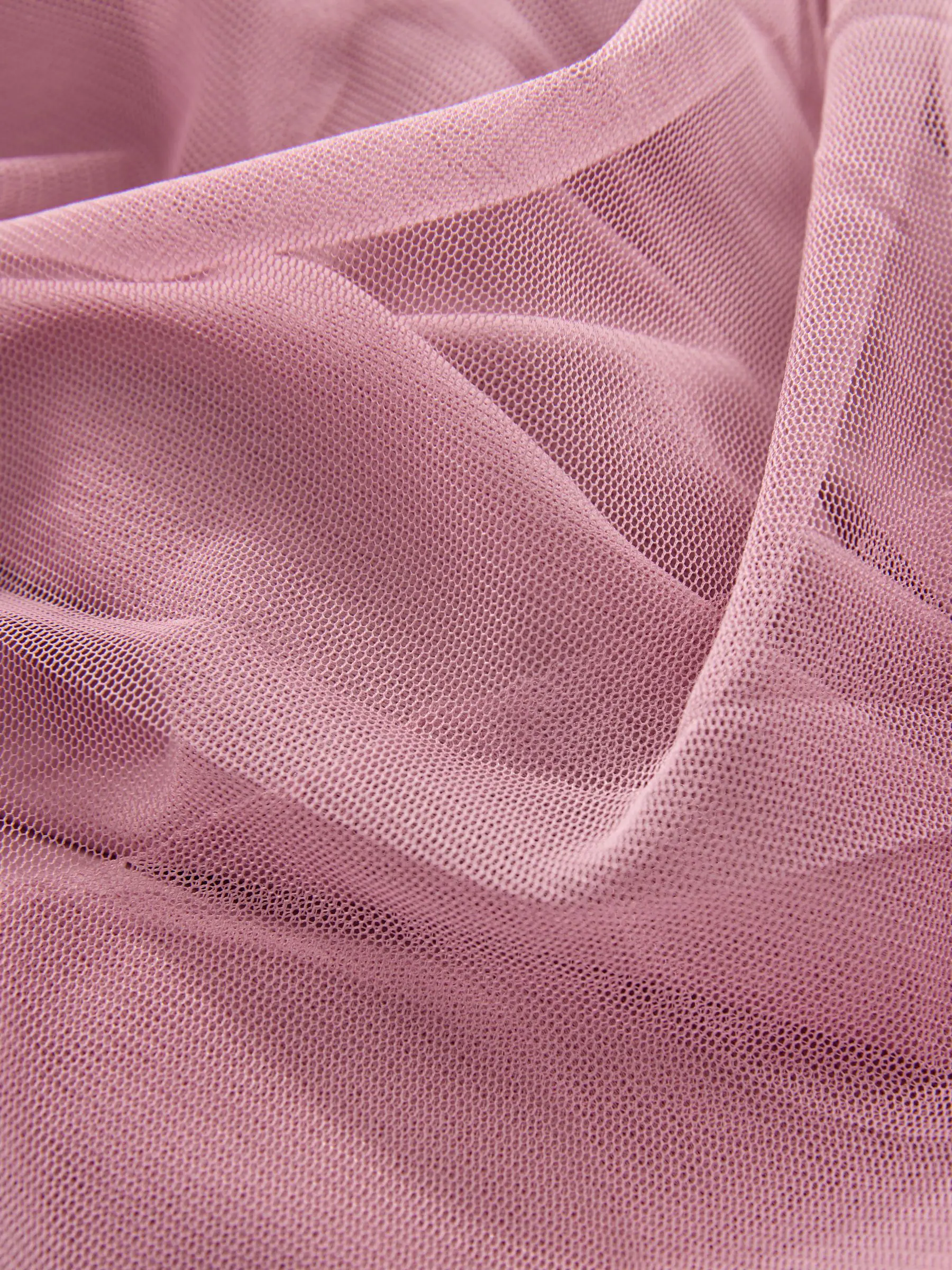 Roze - Pleated Mesh Tulle Maxi Skirt