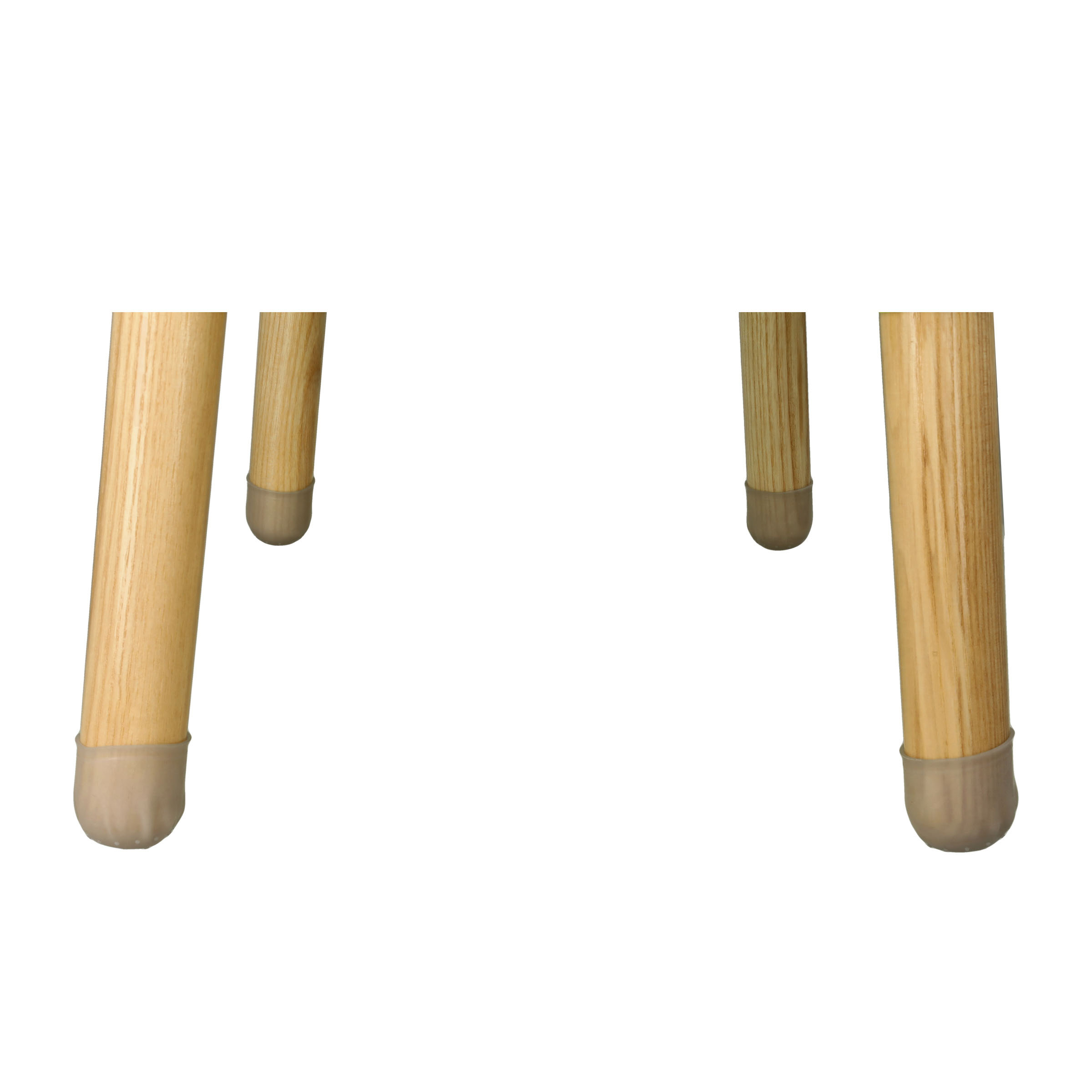 (16er Set) Silikon Stuhlbein Kappen Schutz Tisch / Stuhl / Boden Schoner - Grau