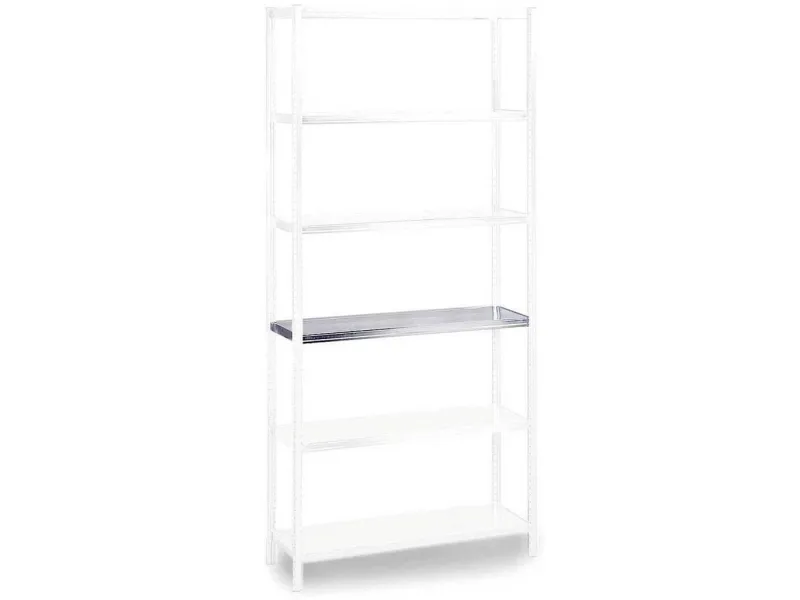 raaco 90-31 x 5, Stativhylde, Galvaniseret stål, Stål, 100 kg, 1 hylder, Rektandel