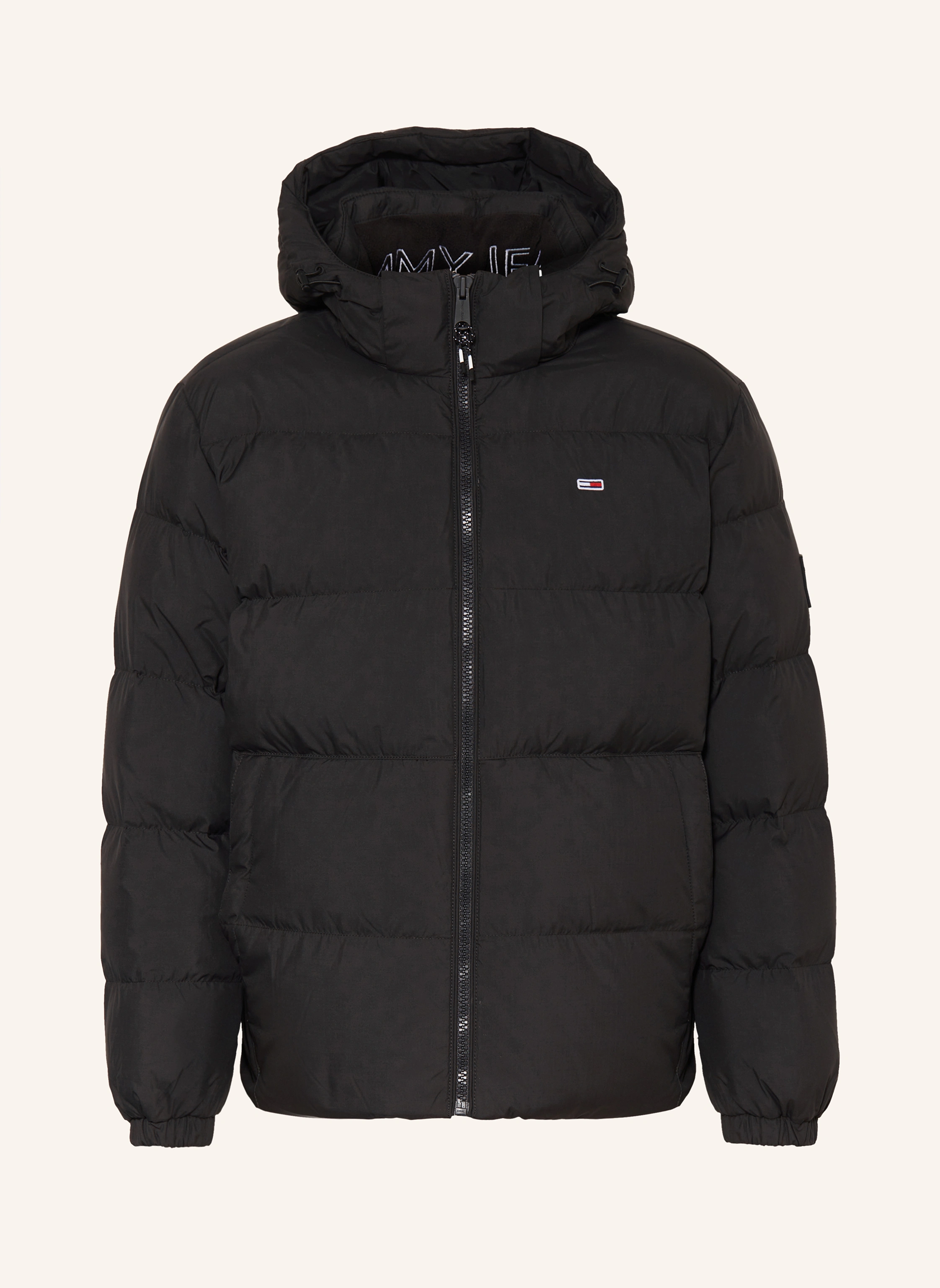 TOMMY JEANS Daunenjacke mit abnehmbarer Kapuze