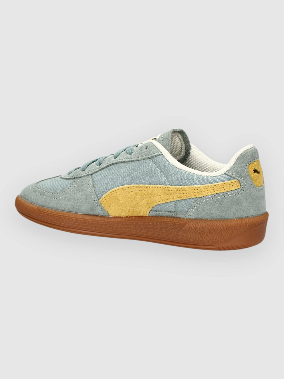 Puma Palermo Weathered Sneakers green moon/sunny yellow