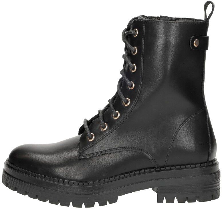 Sub55 Veterschoenen Hoog zwart