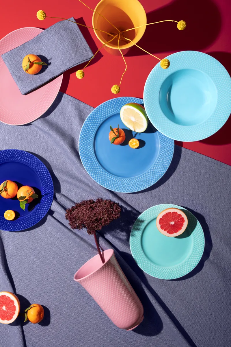 Lyngby Porcelæn Rhombe Color Middagstallerken