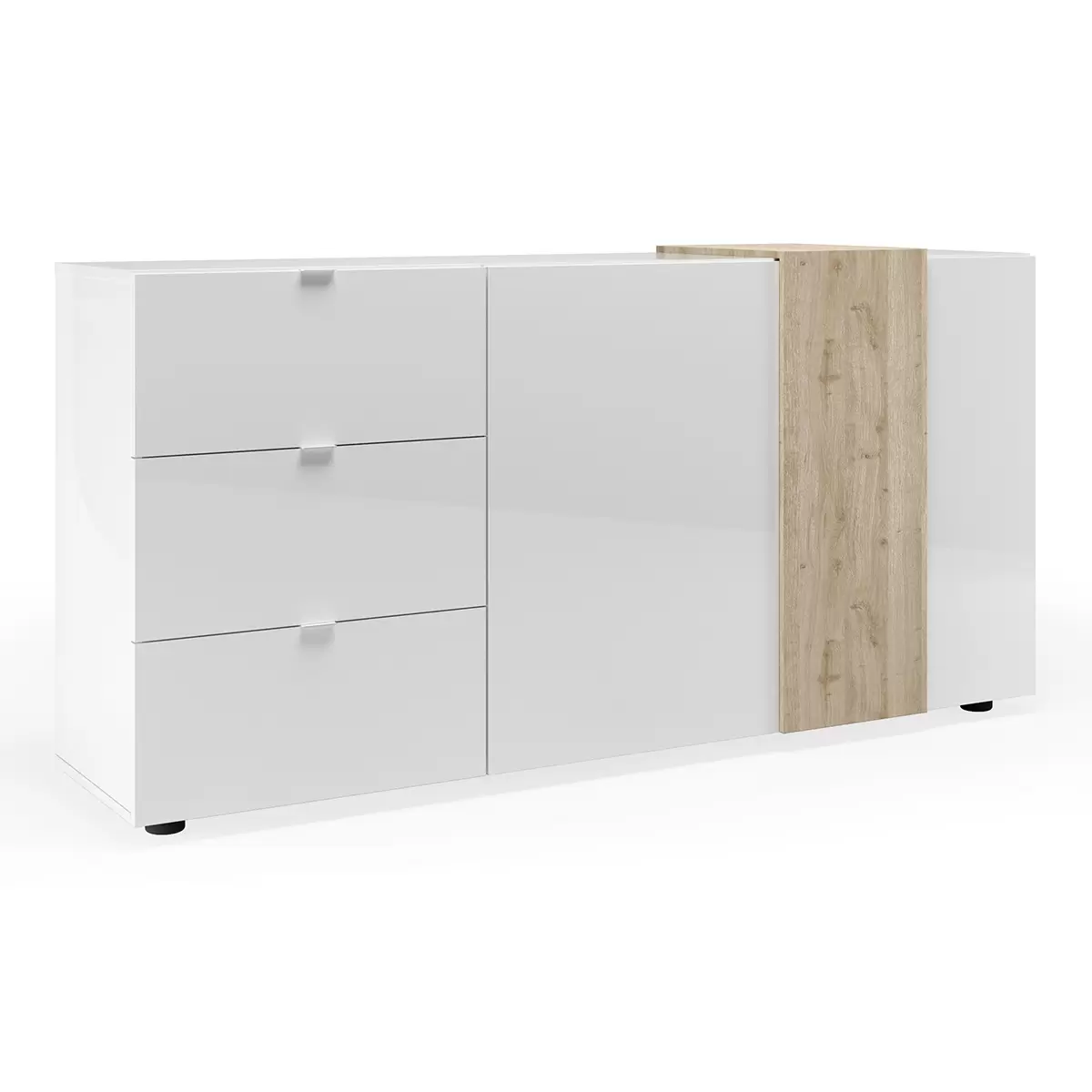 Sideboard Venus Eiche,weiss