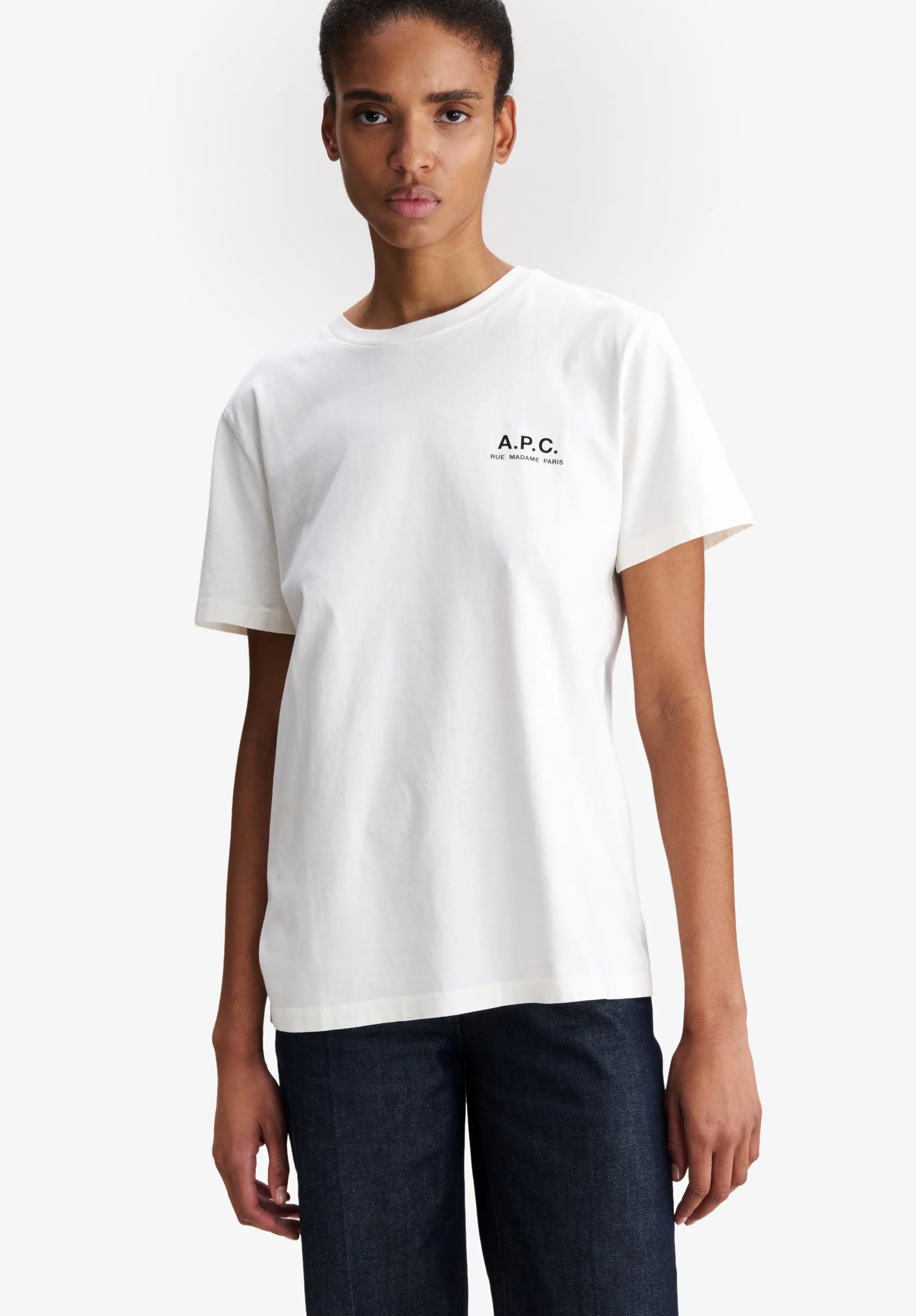 t-shirt gabby GOTS - Blanc casse