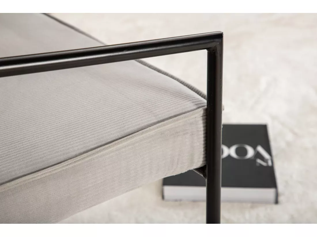 Fauteuil Design Velours Côtelé 