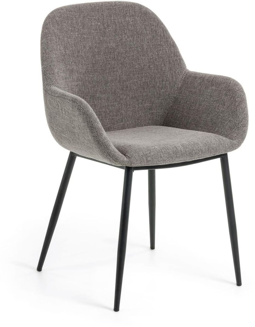 Kave Home   Konna Staal Eetkamerstoel