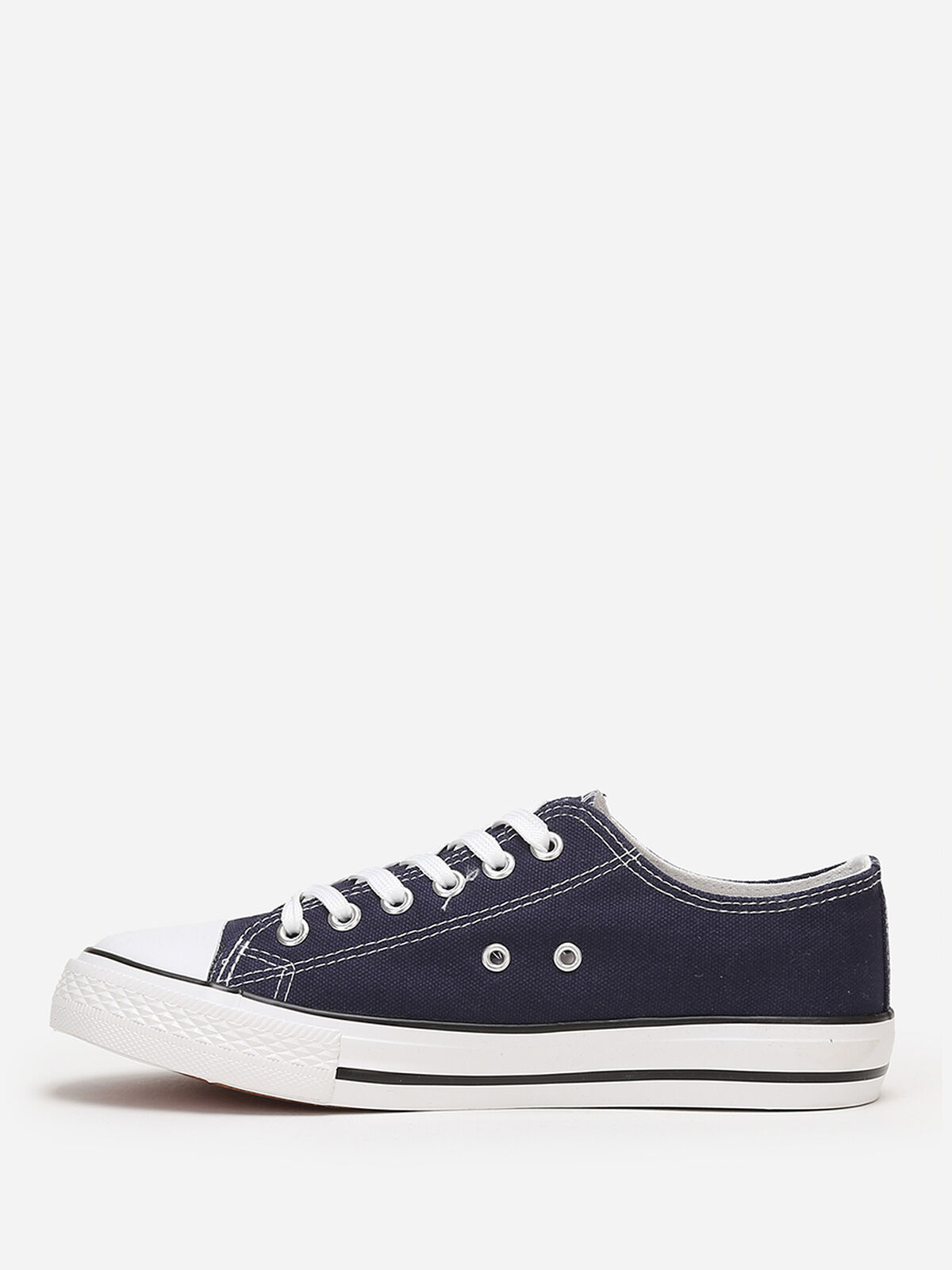 Tennis basses en toile- Bleu marine