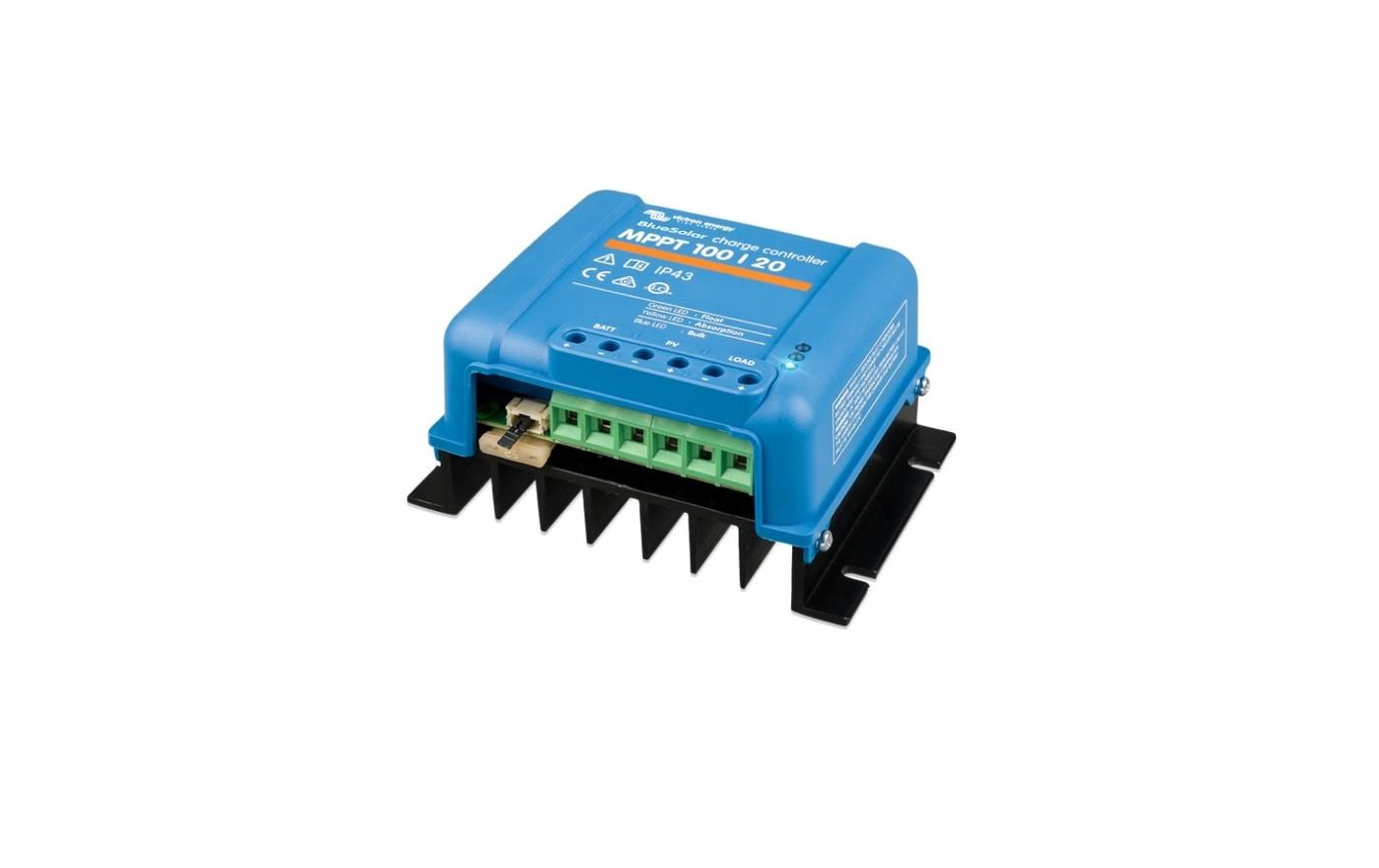Solarladeregler BlueSolar MPPT 100/20, 12/24/48 V 20AMPPT- Regler mit einem Wirkungsgrad von über 98%