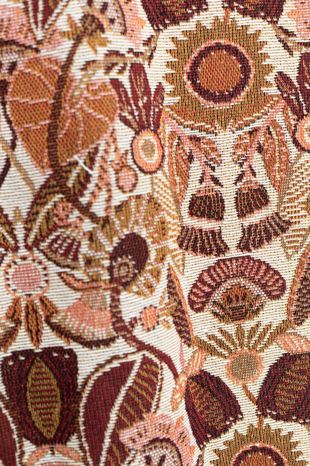 Oranje jacquard geweven sprei (200x250 cm)