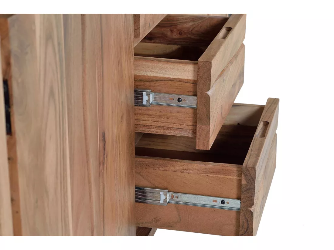 Buffet en bois d'acacia Marrón.Giner y Colomer.82x45x172