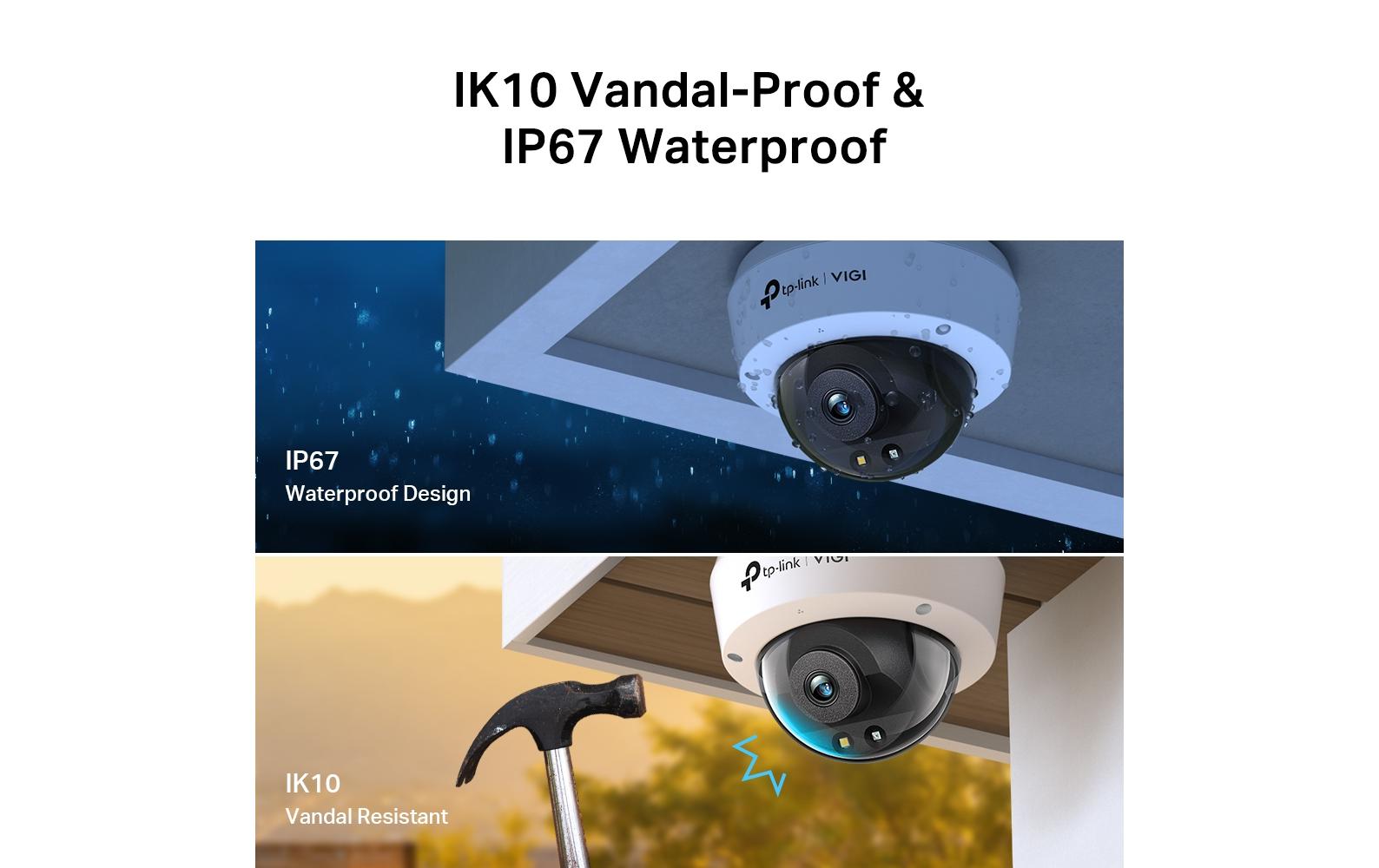 Netzwerkkamera VIGI C250 Dome 4 mmVIGI (4 mm) 5MP Vollfarb-Dome-Netzwerkkamera