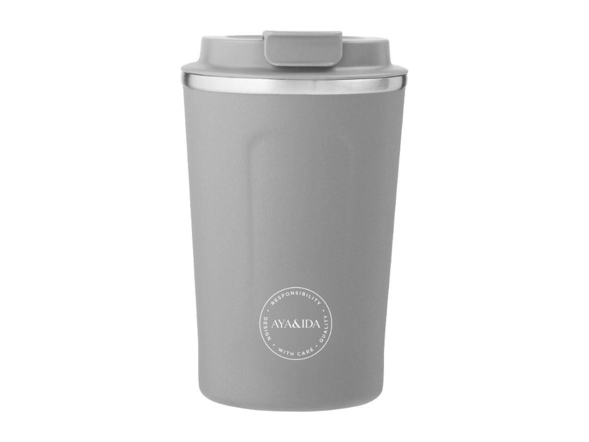 AYA&IDA CUP2GO 380 ml thermosbeker - Light Grey