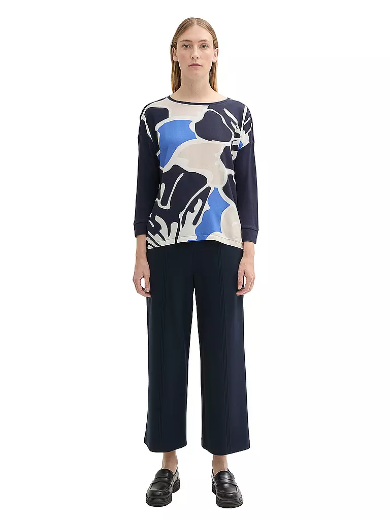 TOM TAILOR Langarmshirt blau