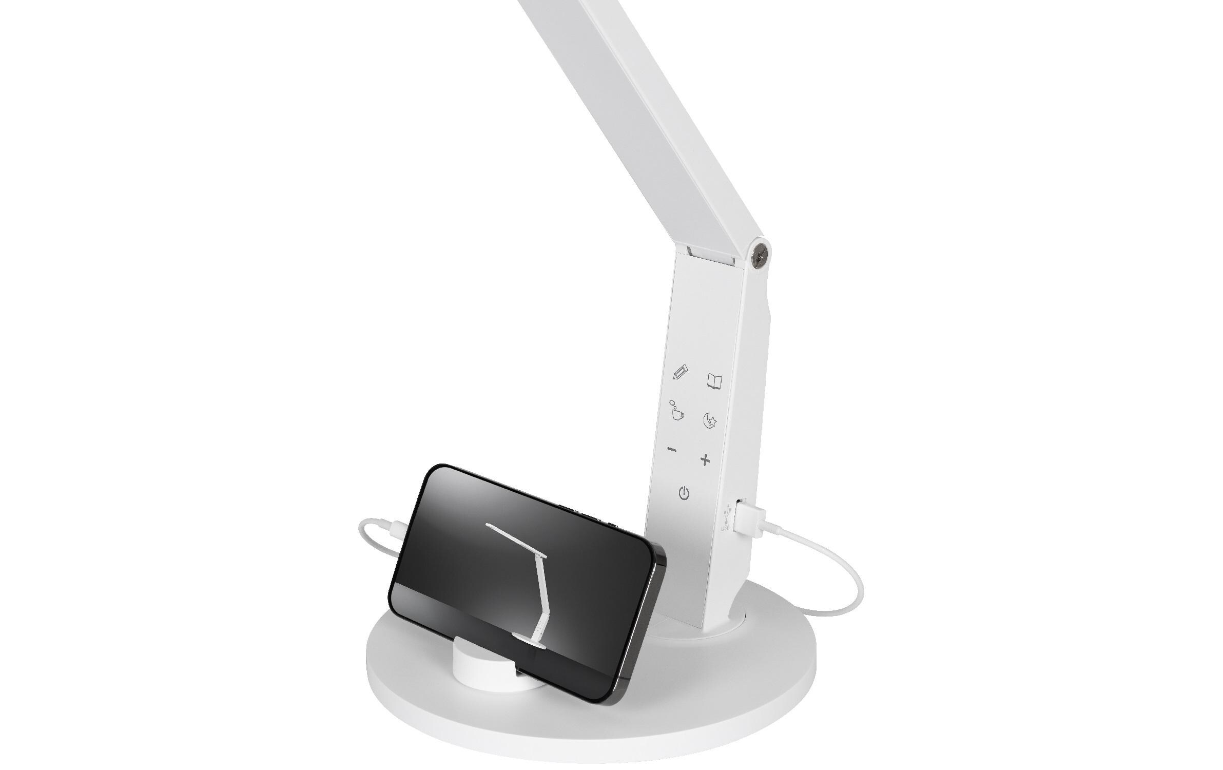Schreibtischleuchte LED Vario Plus Weiss<br>Multifunktionelle LED Leuchte