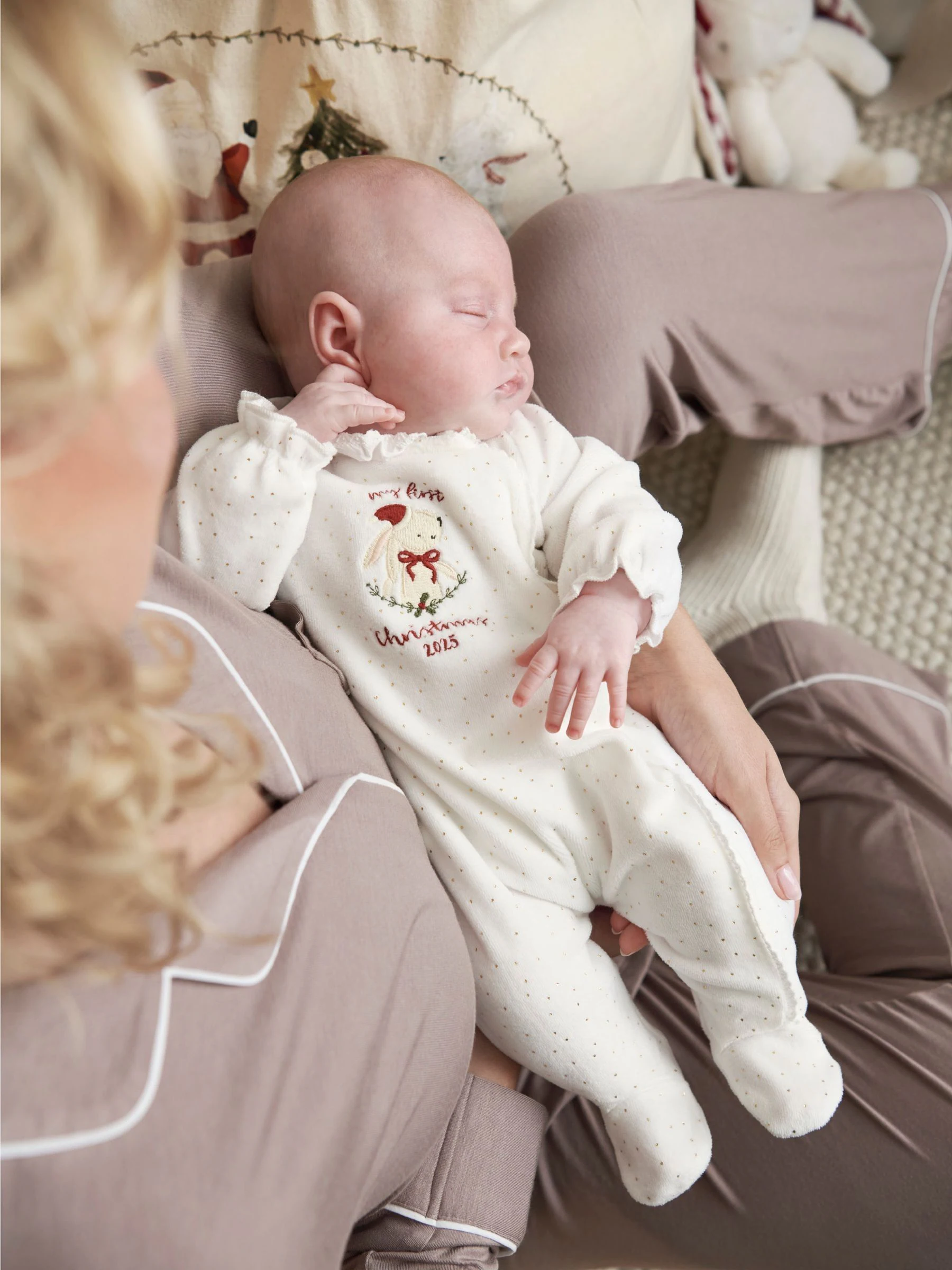 Mamas & Papas My First Christmas konijnenpyjama