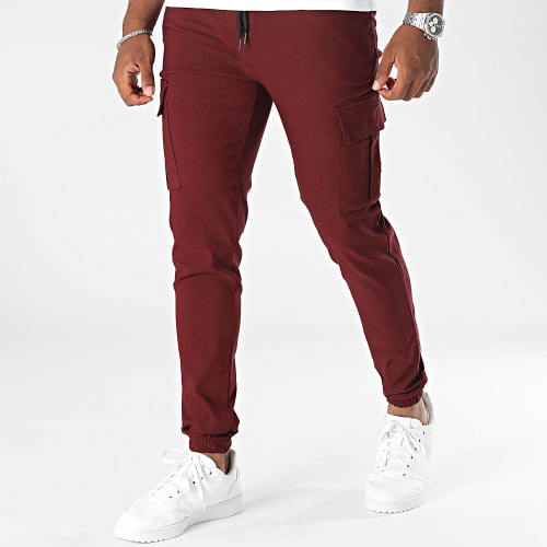 Pantalon Cargo Bordeaux