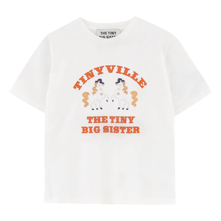 The Tiny Big Sister T-Shirt Tiny Ville | Blanc