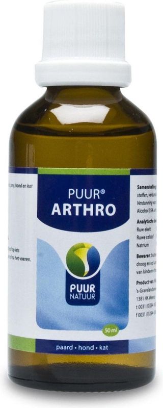 Puur Natuur - Arthro - Aanvullende Diervoeding - 50 ml