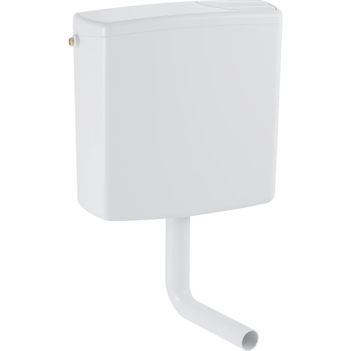 Geberit Twico laaghangend reservoir met bedieningsknop 2-delig alpien wit