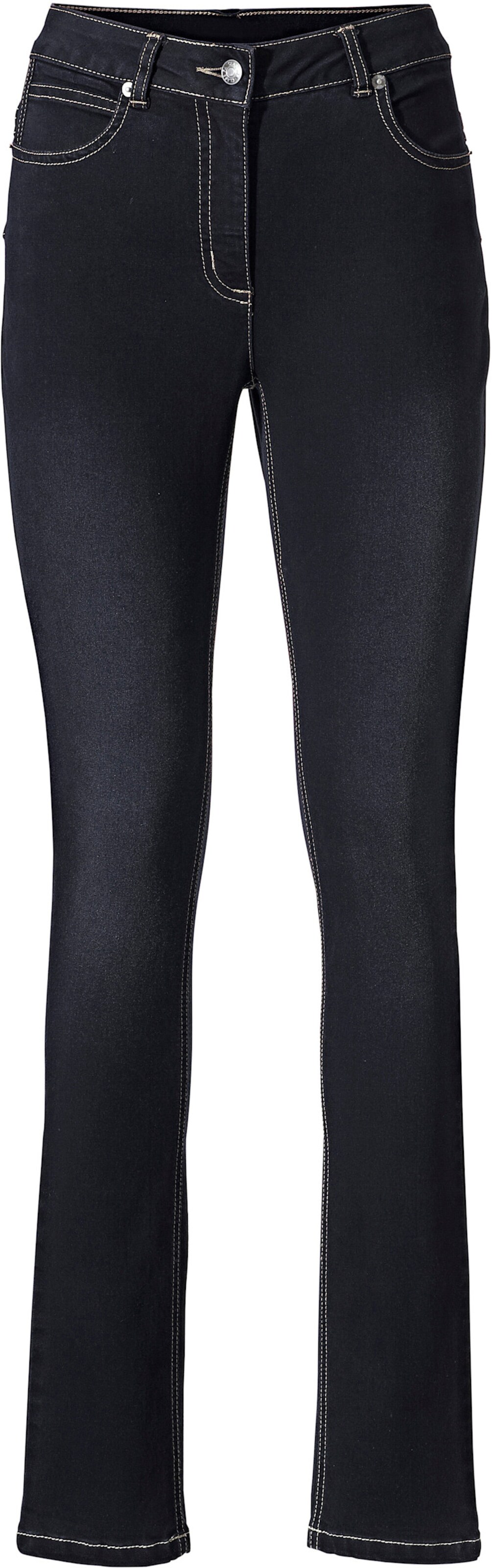 heine Bauchweg-Jeans in dark used
