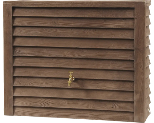 GARANTIA Woody wandregenwatertank, 350 l, donker hout