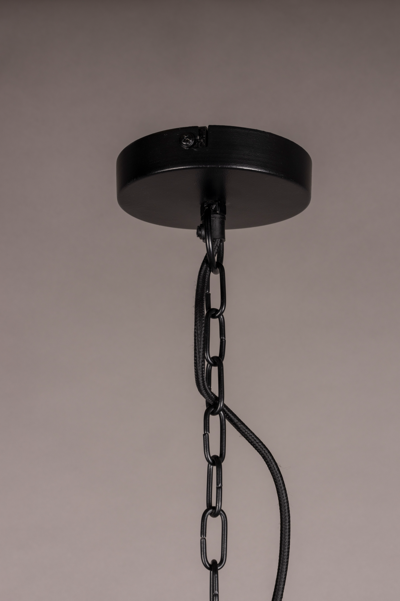 Dutchbone hanglamp Meezan Zwart XL