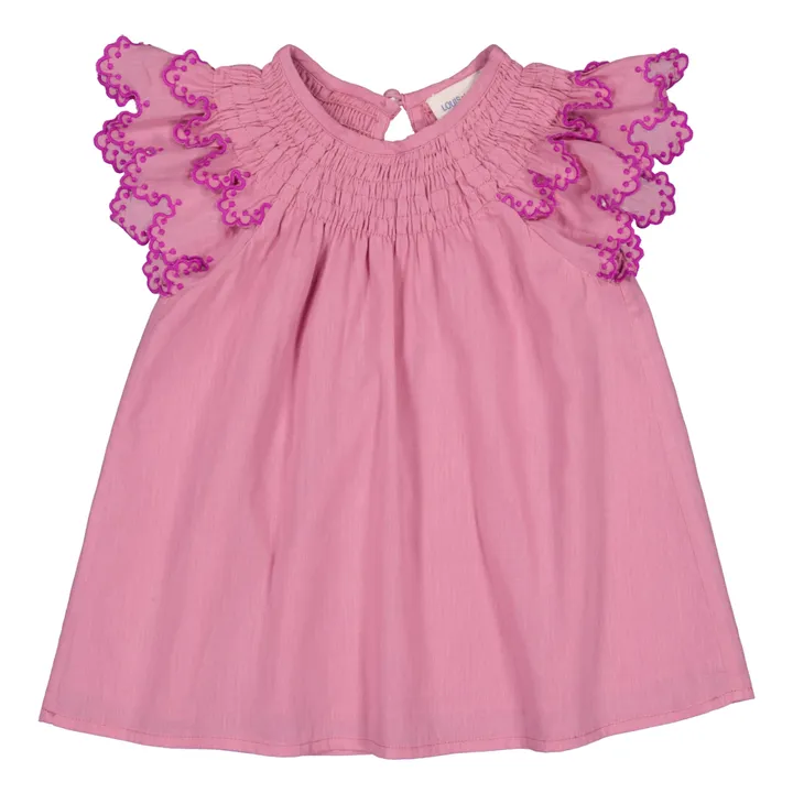 Louis Louise Robe Jinny Unie | Rose