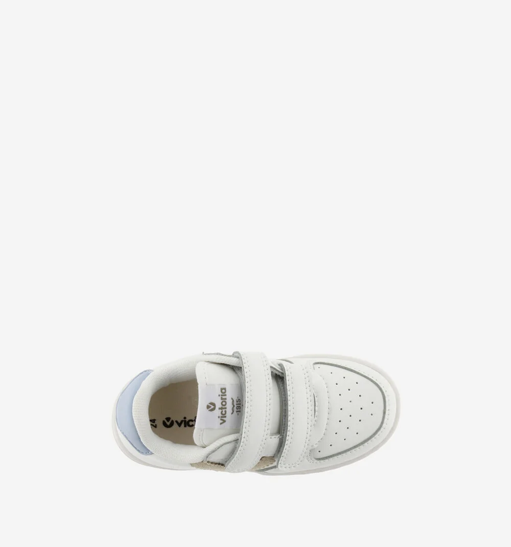 TIEMPO BASKETS CONTRASTANTES Baskets de sport pour enfant TAUPE