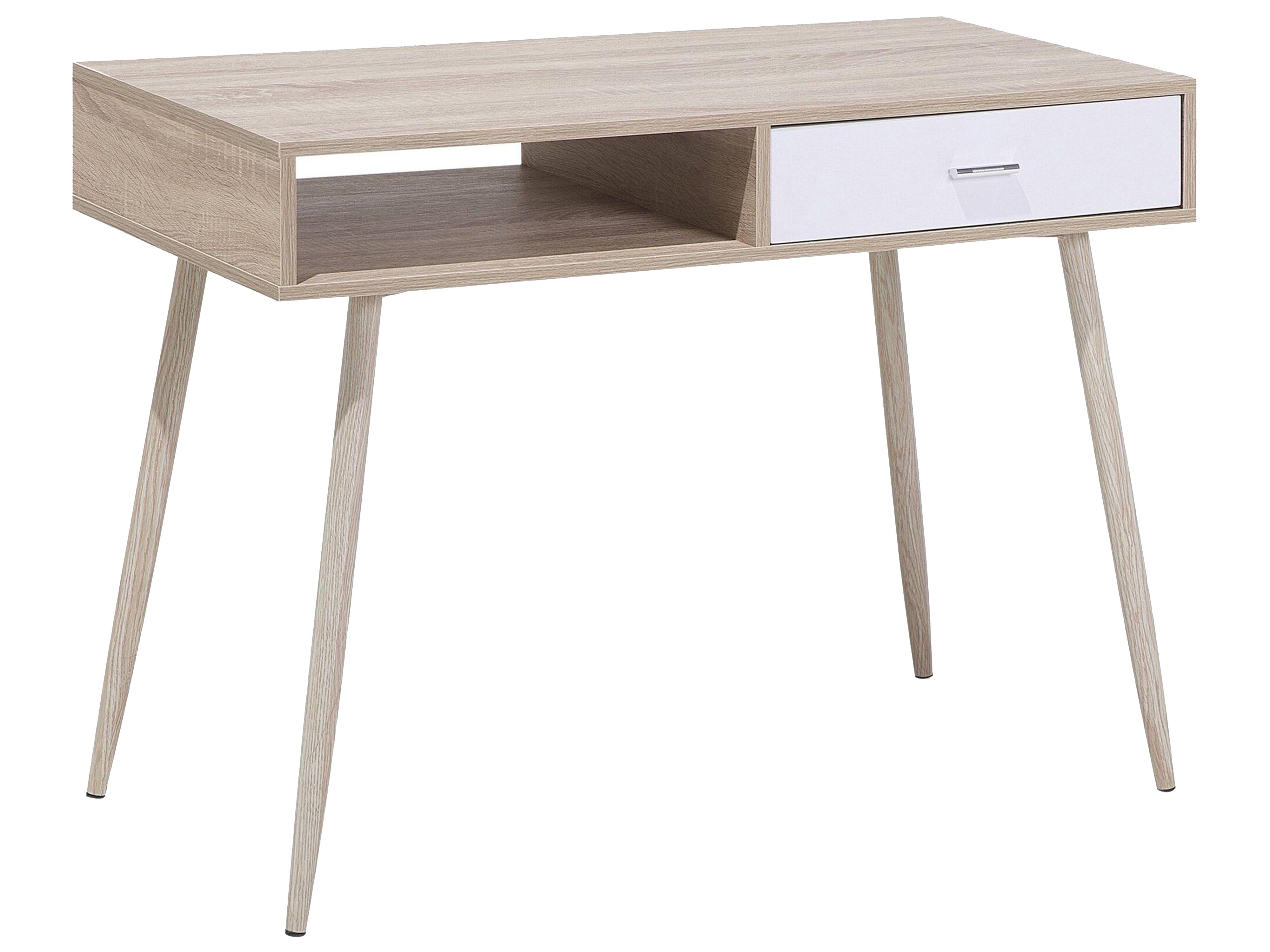 Bureau DEORA Lichtbruin 100 cm 48 cm met lades