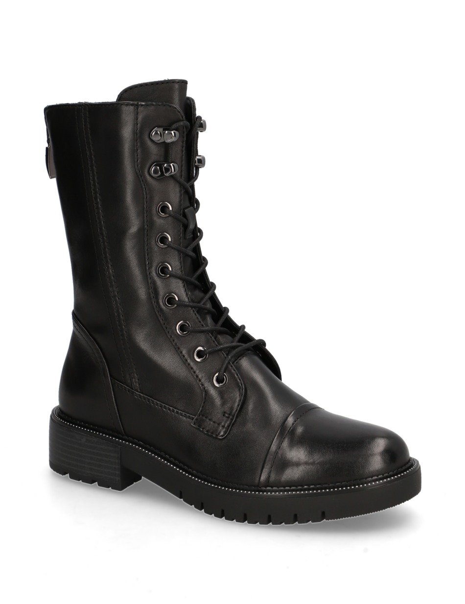 Glattleder Schnürboot