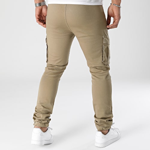 Pantalon Cargo Slim Fit 2923 Beige Foncé
