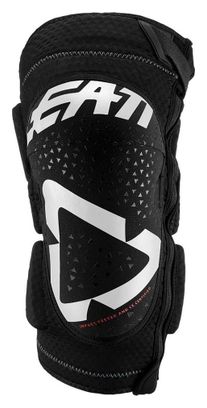 Genouillères Courtes Leatt 3DF 5.0 Zip Blanc Noir