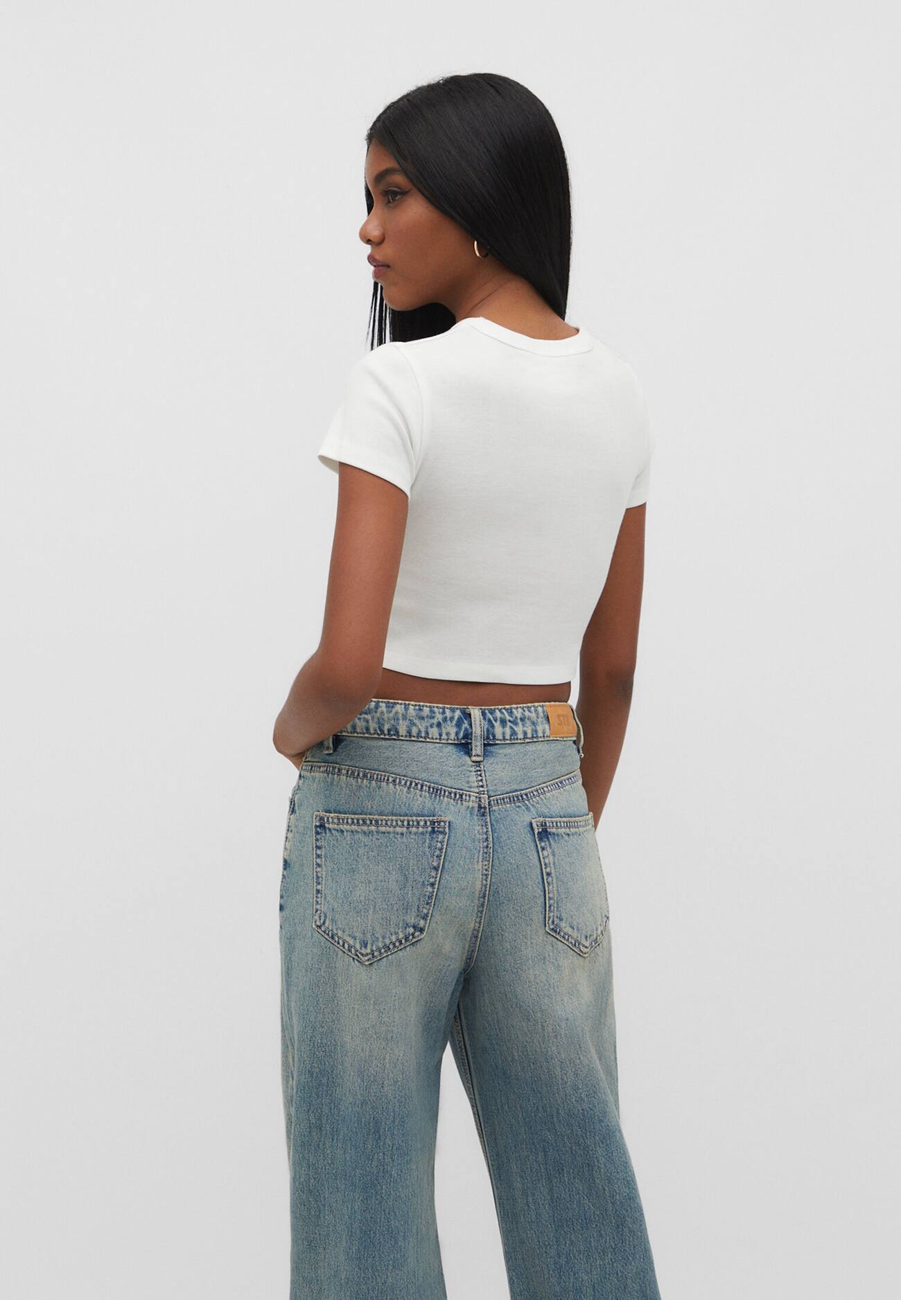 Camiseta Lizzie cropped