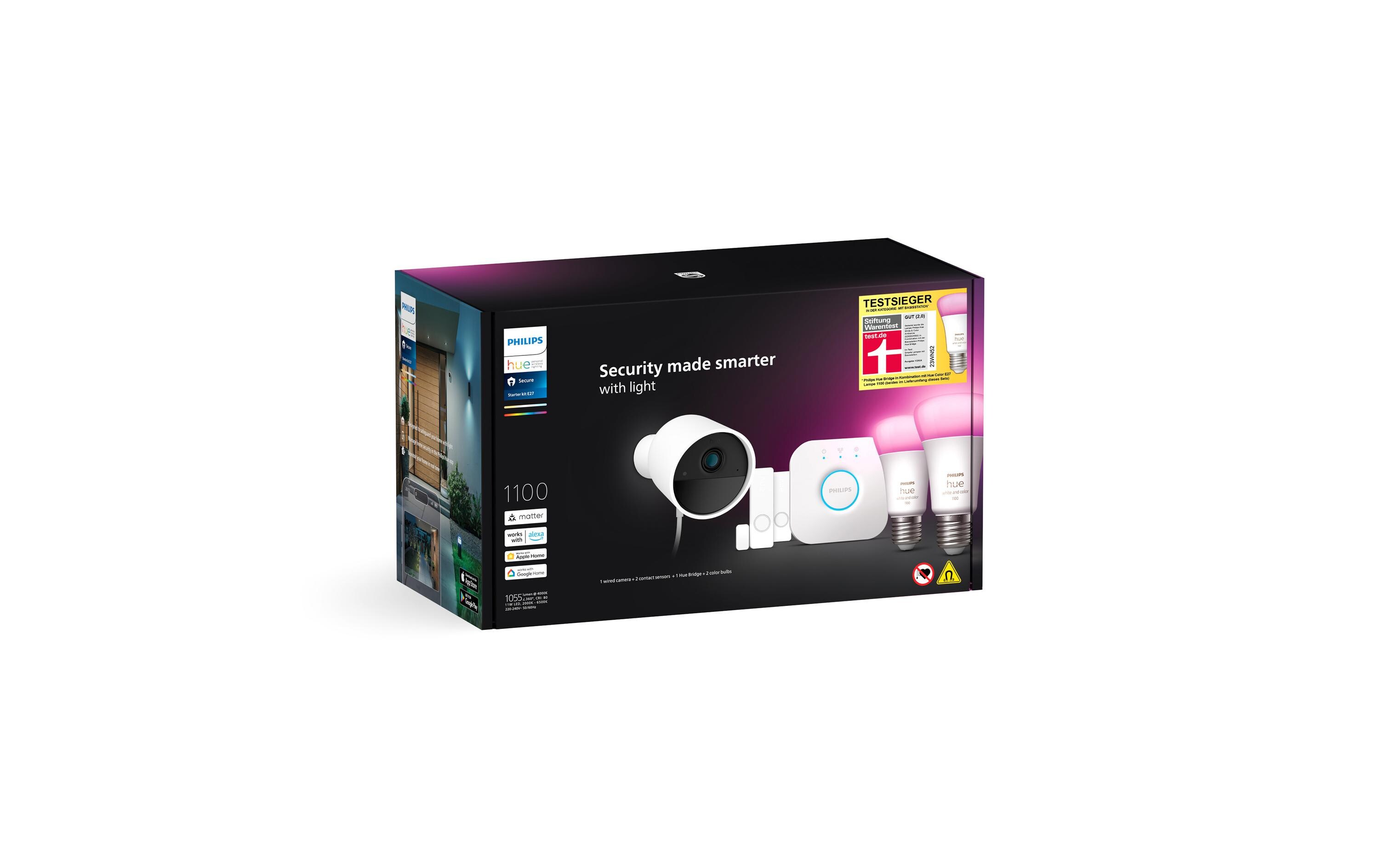Secure Kamera Bundle<br>Hue Secure Starter-Set mit Kamera