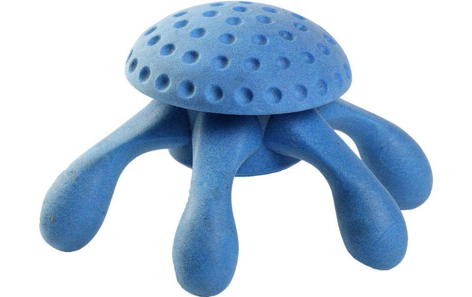 Hunde-Spielzeug Octopus Blau, M, 17 x 17 x 9 cmWurfspielzeug für Ihren vierbeinigen Freund