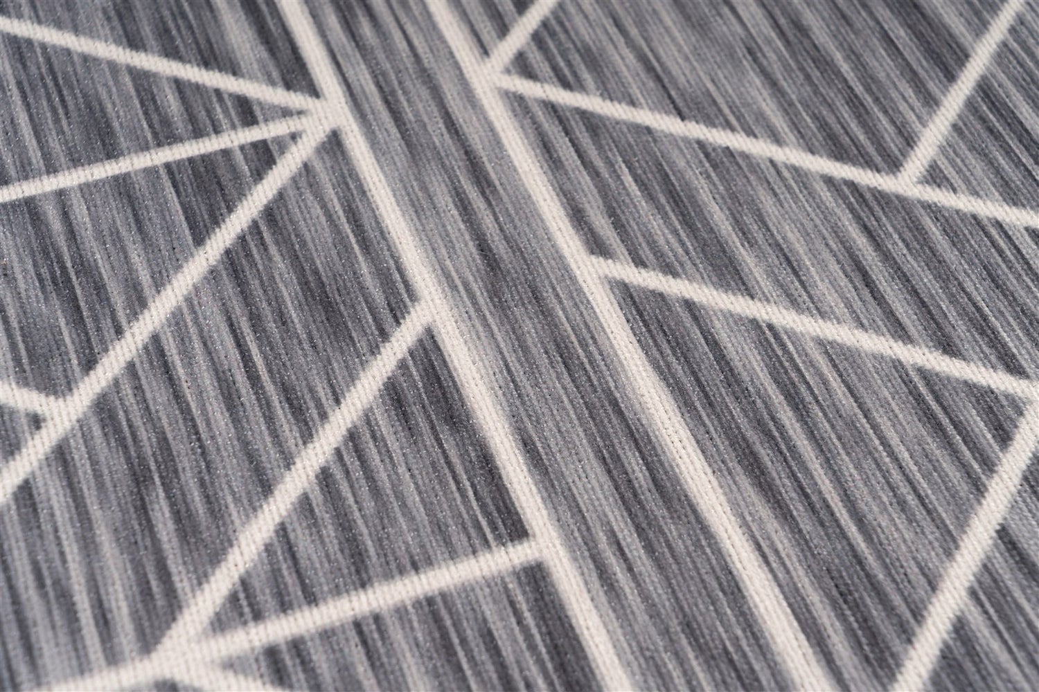 Platgeweven vloerkleed Ethereaque antraciet etnisch dessin 120 x 180 cm