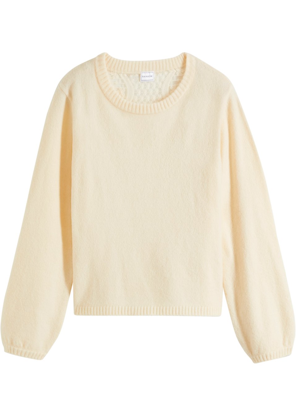 Pull avec détail dentelle