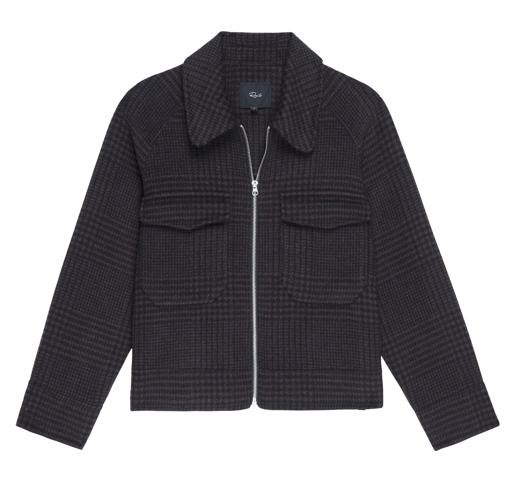 CHEYENNE - Veste col classique laine mélangée| Marron