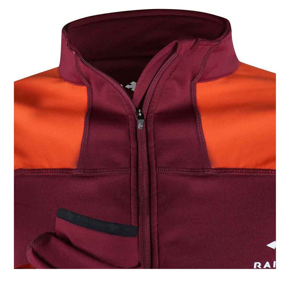 Raidlight WINTERTRAIL - Maillot Homme bordeaux/neo red