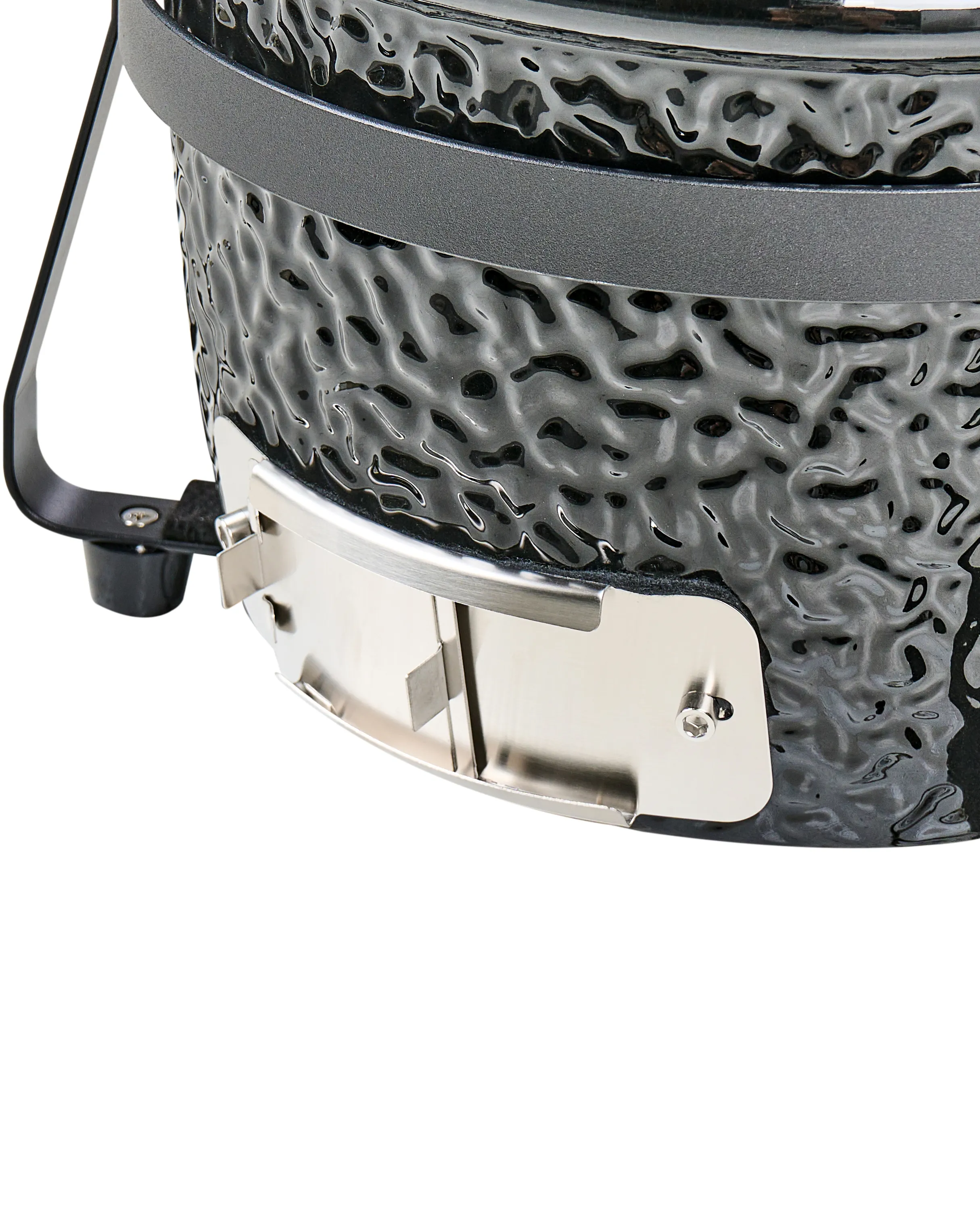Mini houtskoolgrill KAMADO Keramiek Zwart