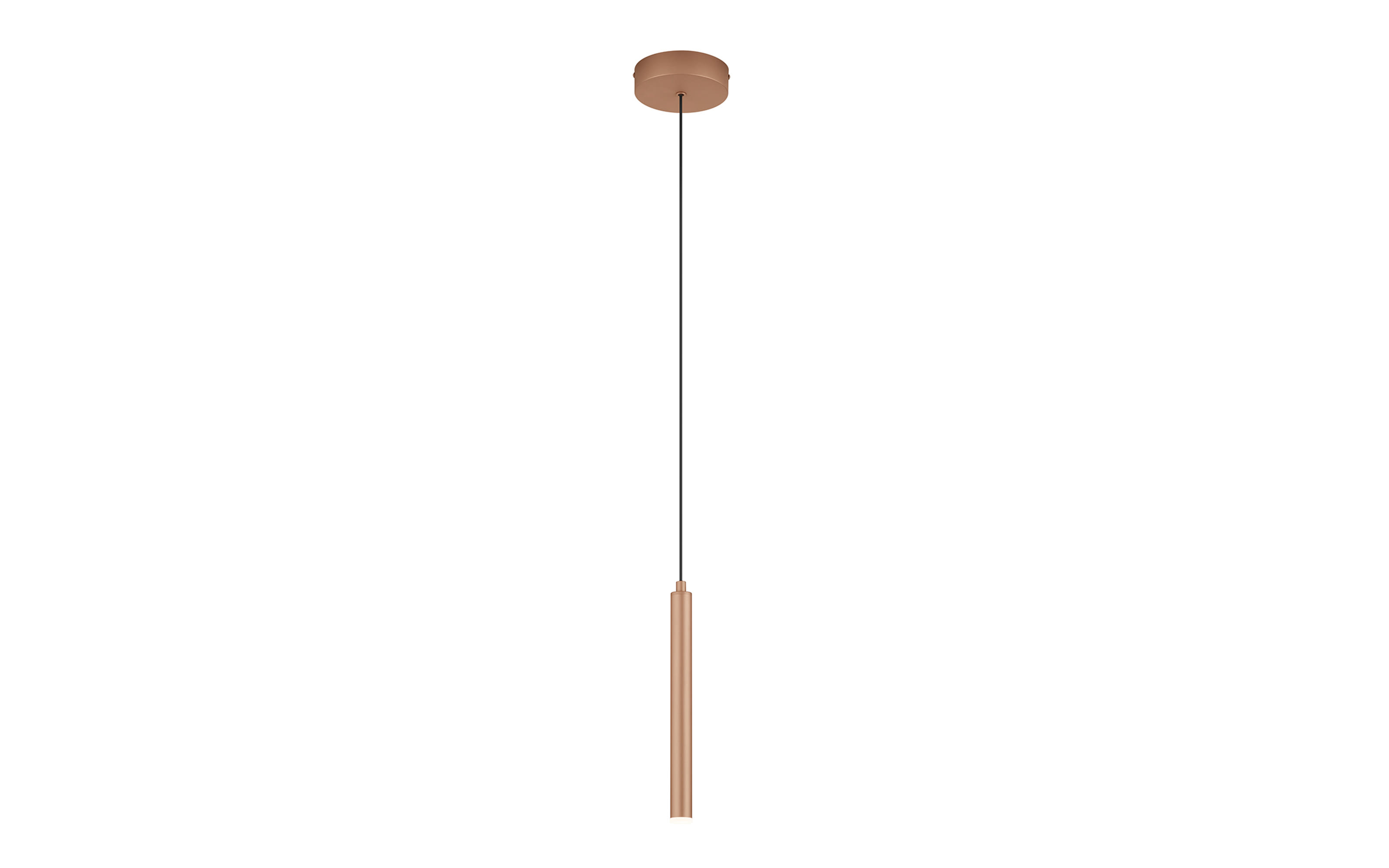 LED-Pendelleuchte Calina, coffee, 150 cm, inkl. Funkfernbedienung