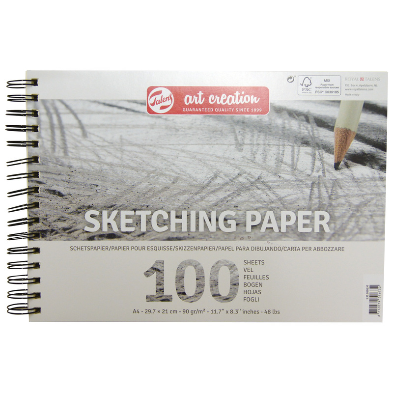 Talens Art Creation Skizzenblock, A4, blanco