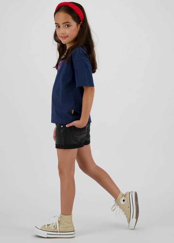Vingino - Damara - Korte Broek - Washed Black - Regular Pasvorm